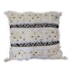 Coussin kilim handira blanc marocain