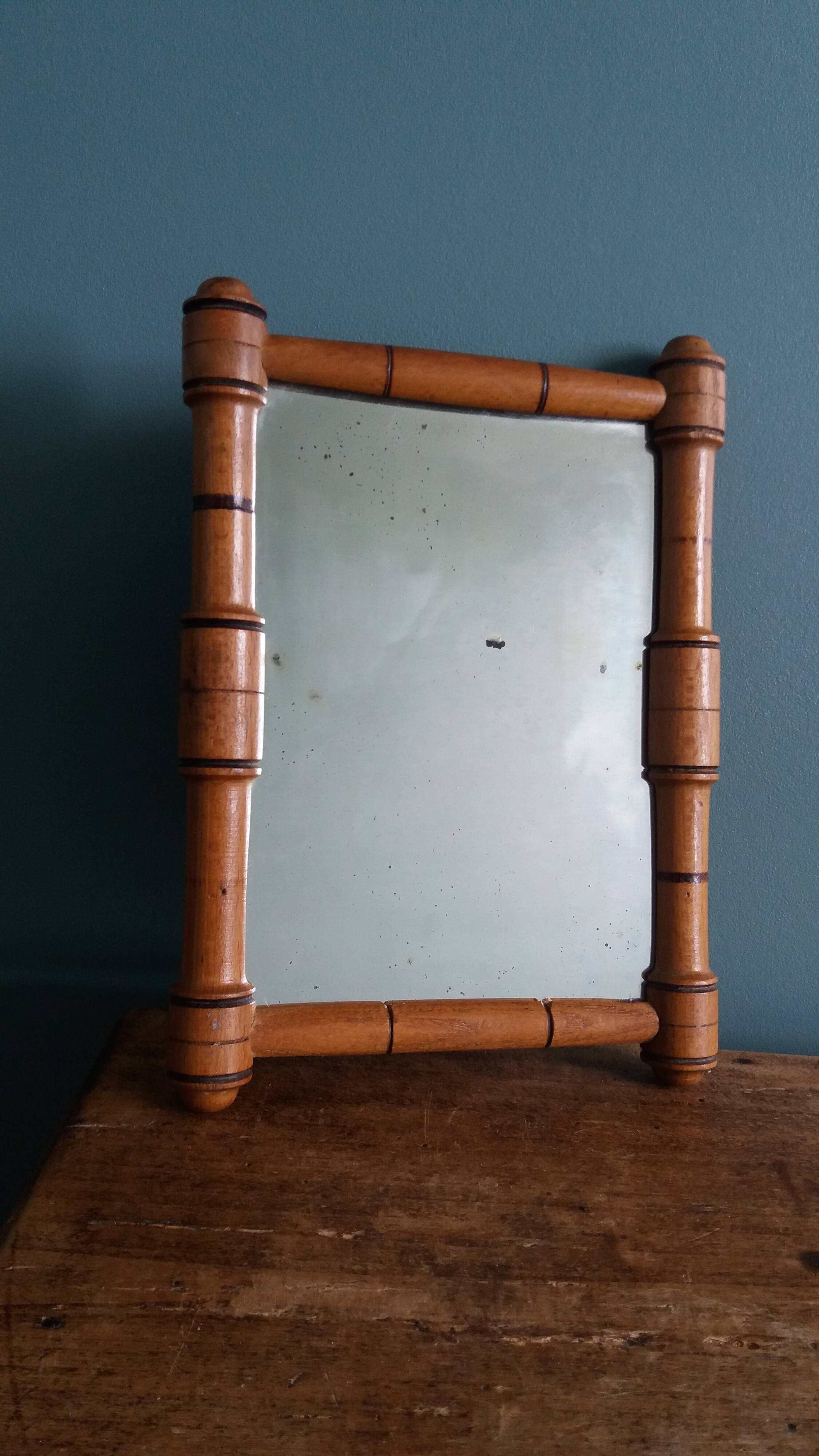 Wooden framed mirrors