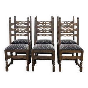 suite de 6 chaises anglaises