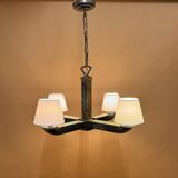 bronze chandelier 1920 1930 art deco