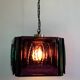 Mid Century Modern Erik Hoglund Ceiling Lamp Glass Kosta Boda 1970s