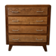 Commode vintage chene foncé