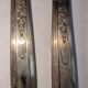 Silver-plated metal meat cutlery Voltaic France