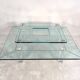 Marais international mtb110 - exceptional coffee table in altuglas & glass