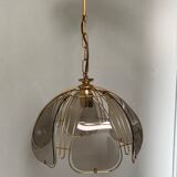 Smoked glass ceiling lamp