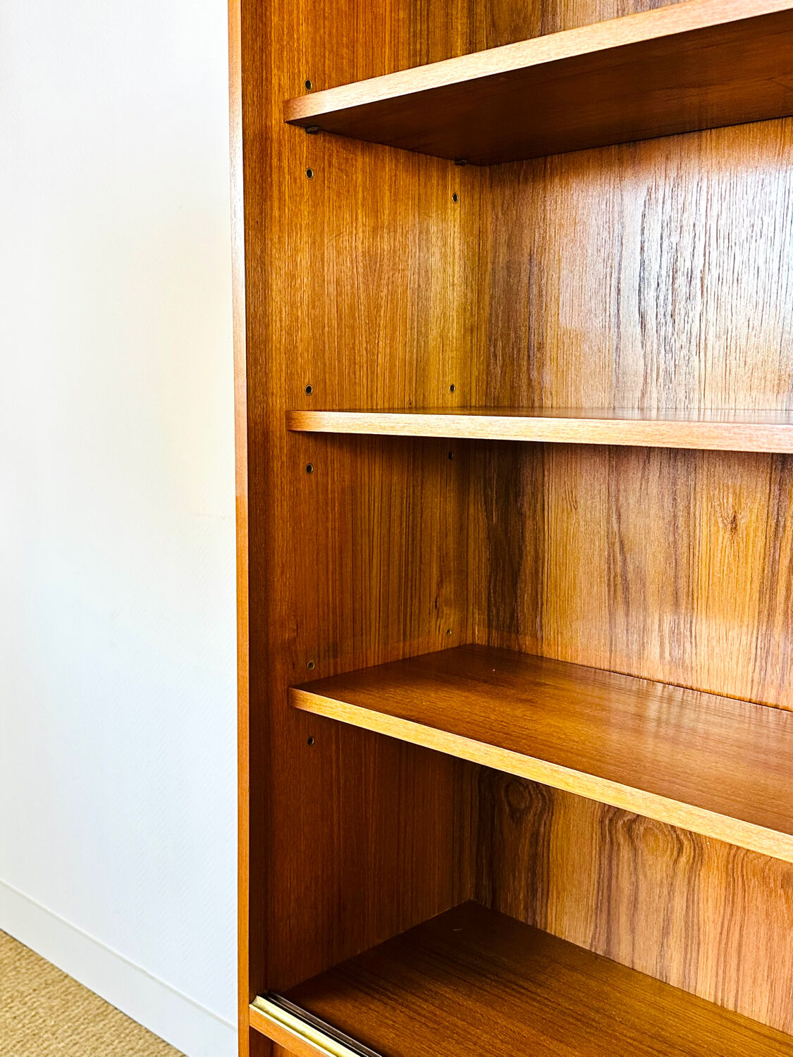 Scandinavian teak library 1960