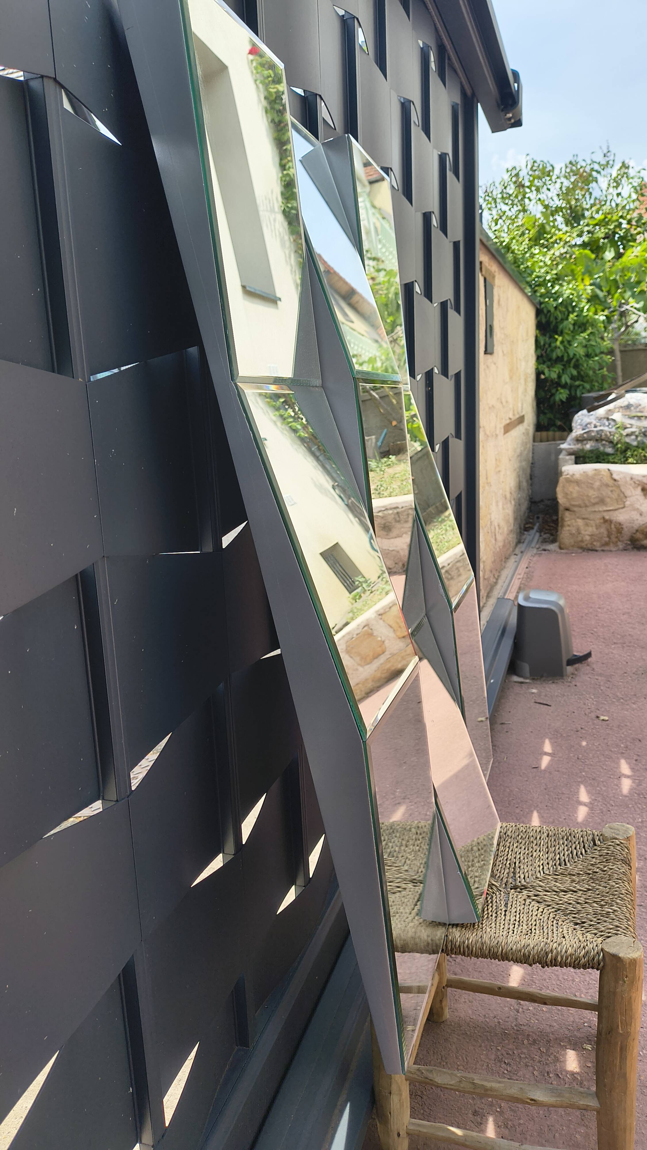 Miroir mural design Deknudt Decora - Modèle « Zigzag »