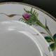Lot de 2 assiettes creuses Moulin des Loups, décor peint
