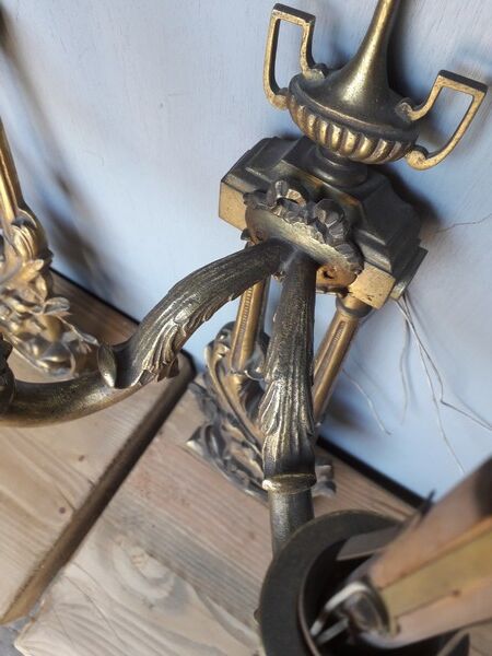 Paire d'applique en bronze st Louis XVI ep XIXem