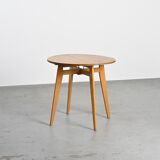 Beech dining table, France, circa 1960
