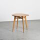 Beech table, France around 1960