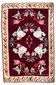 Romanian old carpet bessarabian handmade 207cm x 304cm 1960s