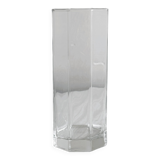 Vase en verre transparent, design classique