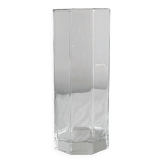 Clear glass vase, classic design