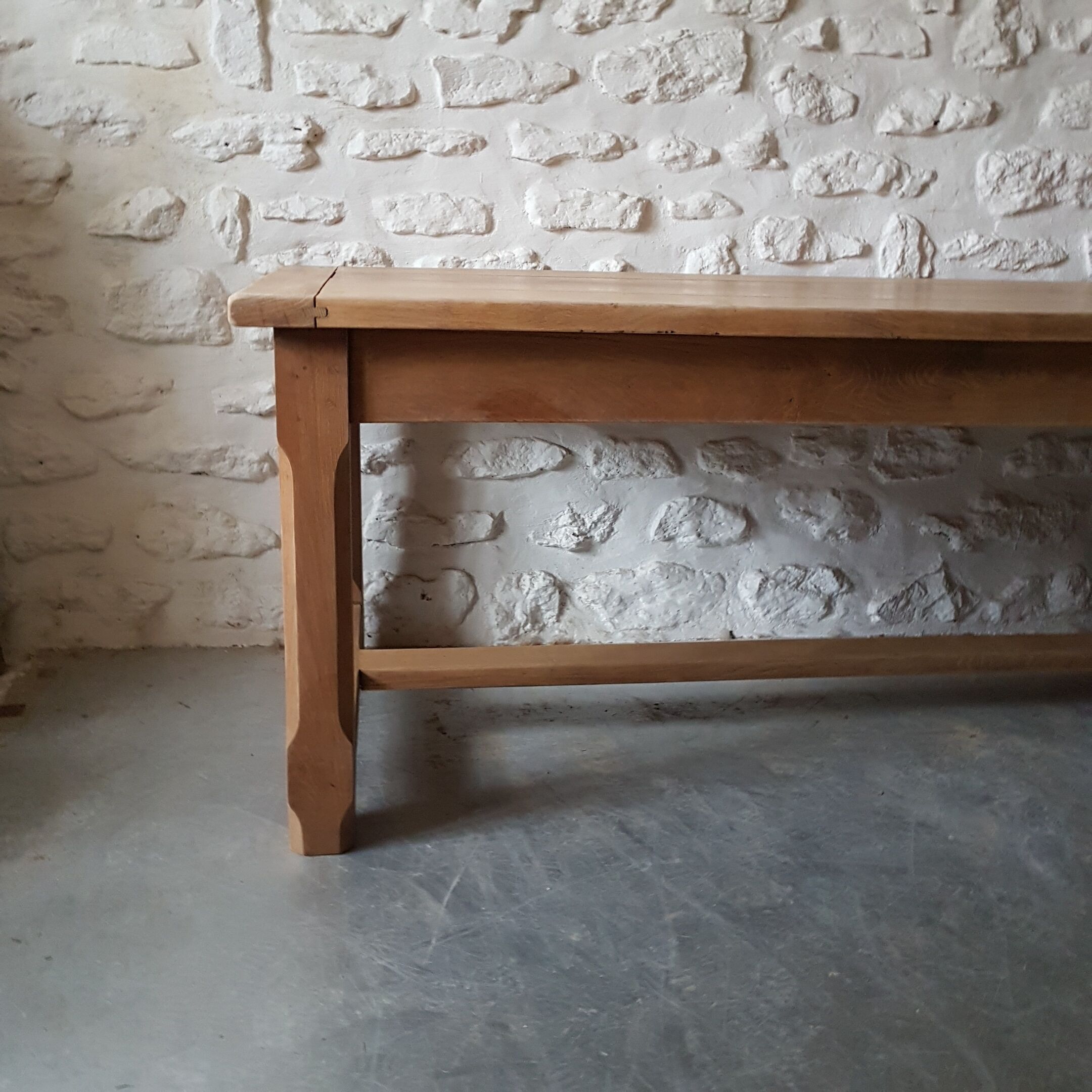 Restored farm table