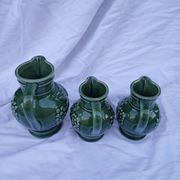 3 antique wine jugs