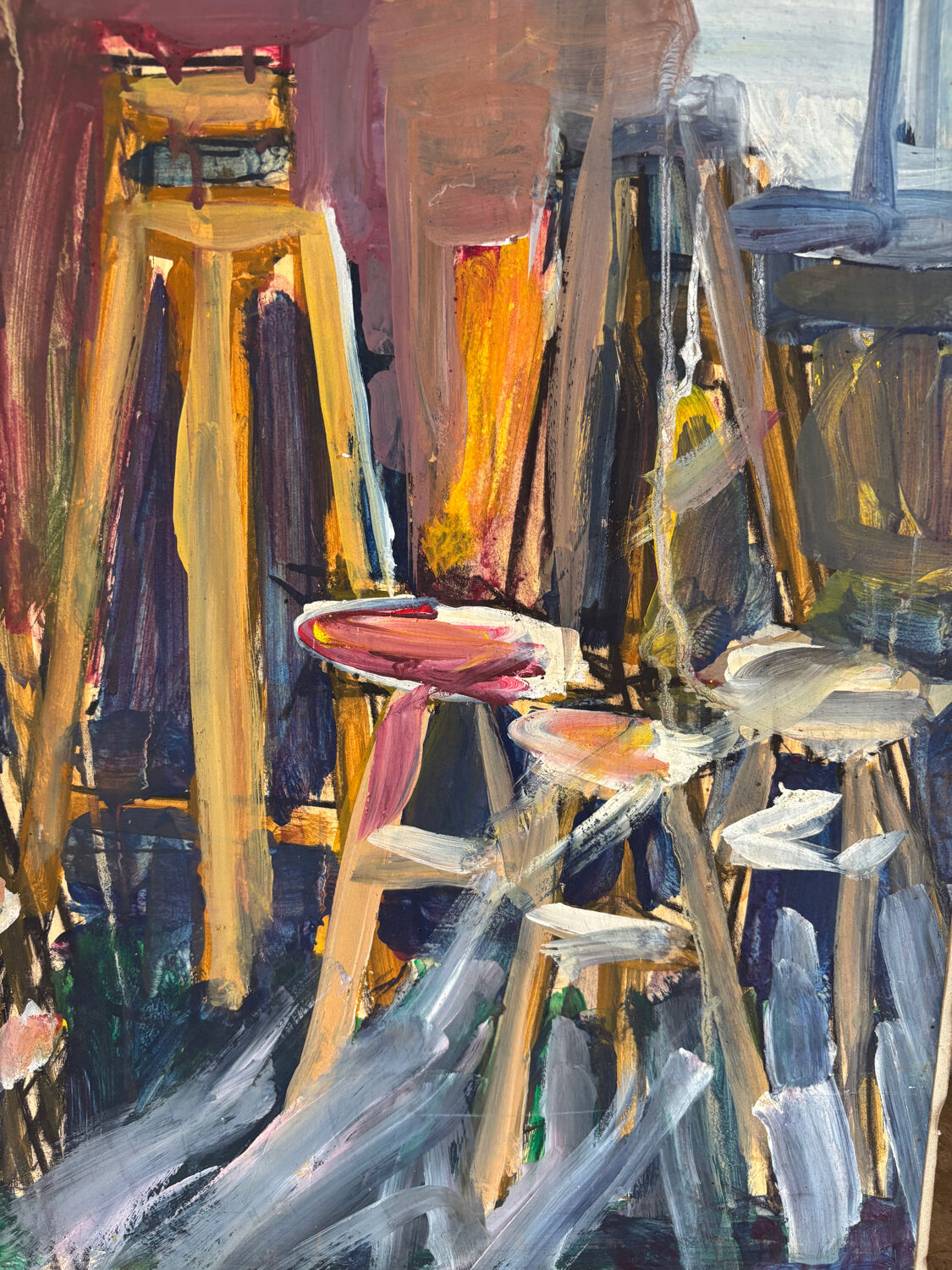 Painter's studio signed 1989