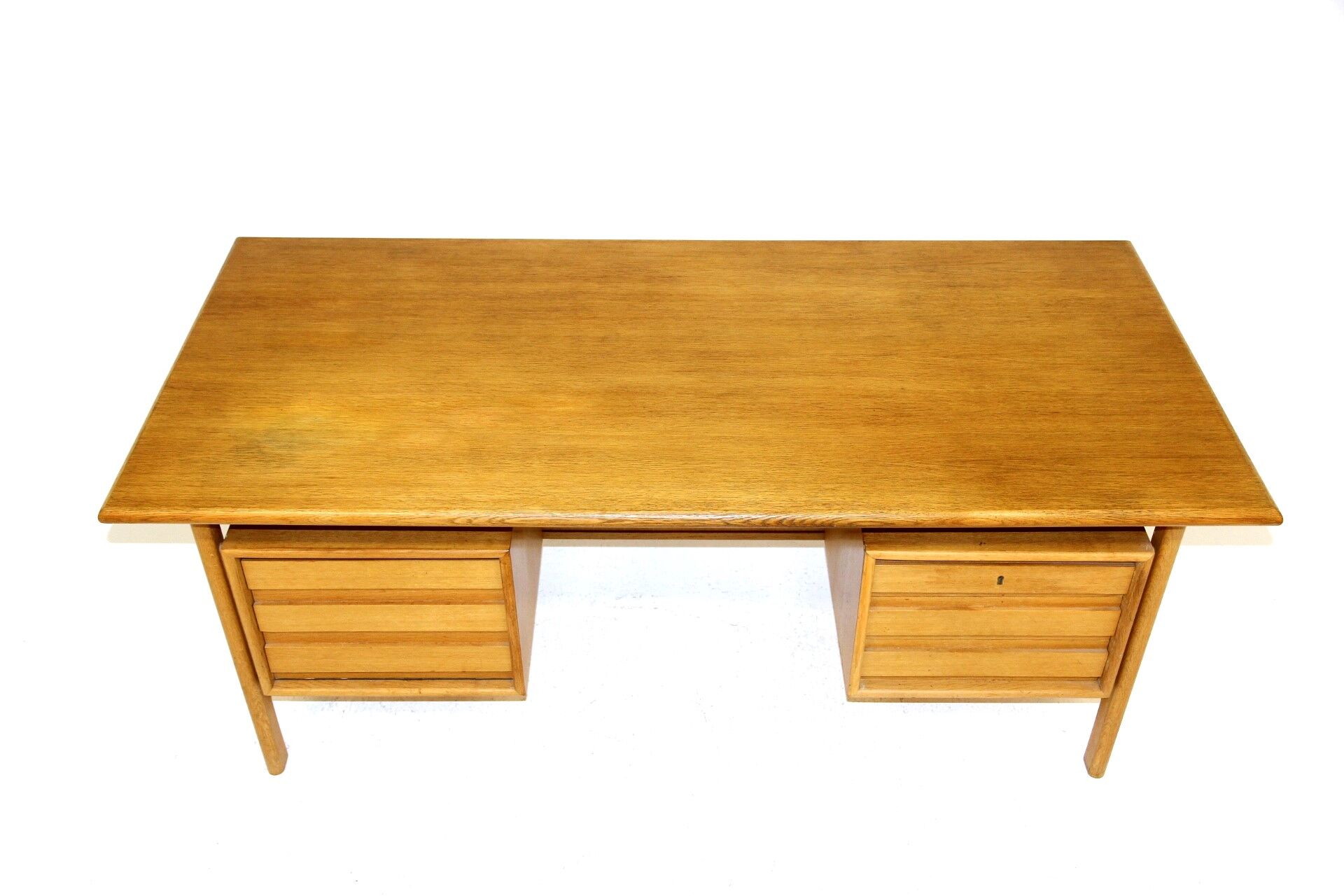 Oak desk, Omann Jun, Denmark, 1960