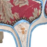 Pair of Louis XV style cabriolet armchairs