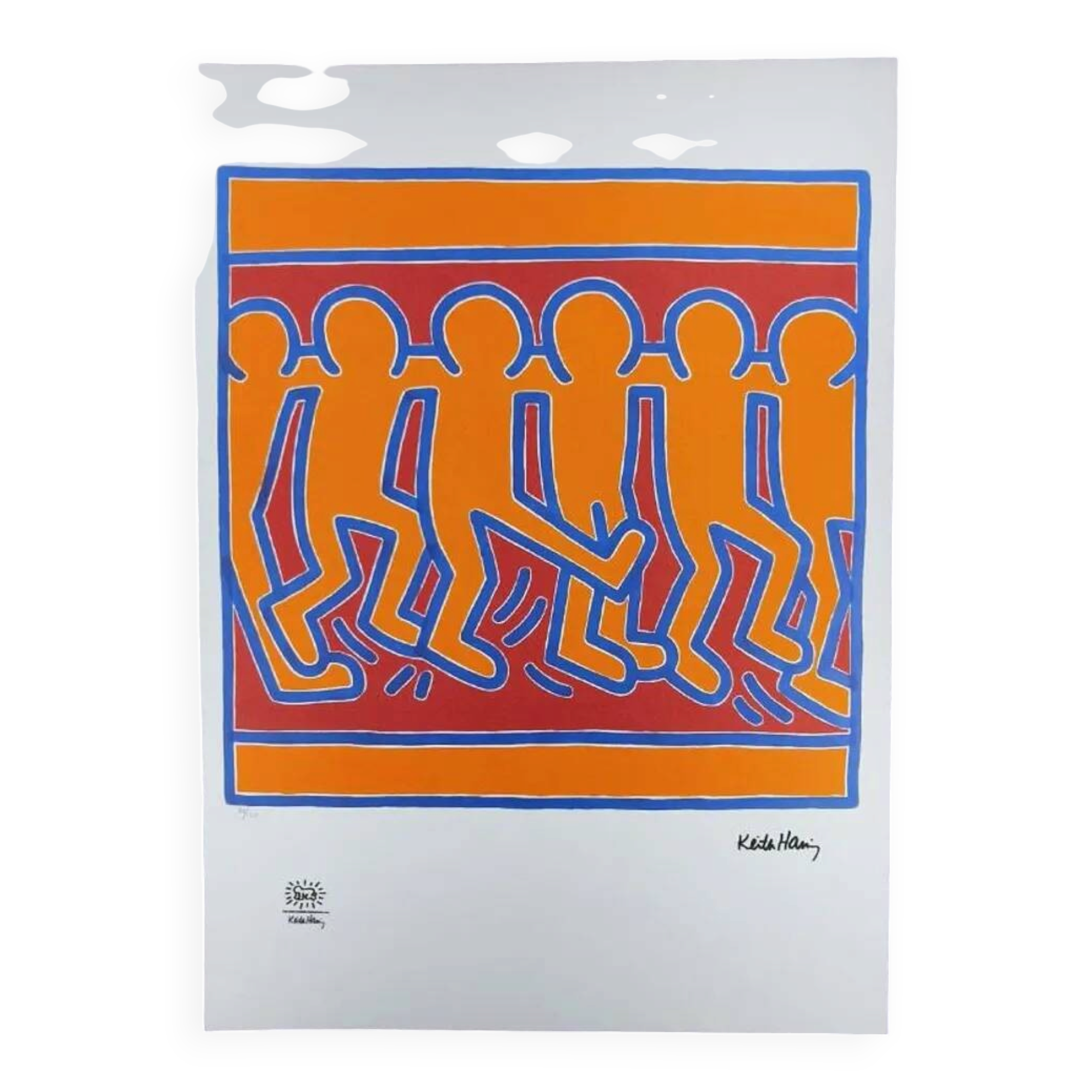 1990s Keith Haring Limited Edition Lithograph - Numbered in Pencil. After