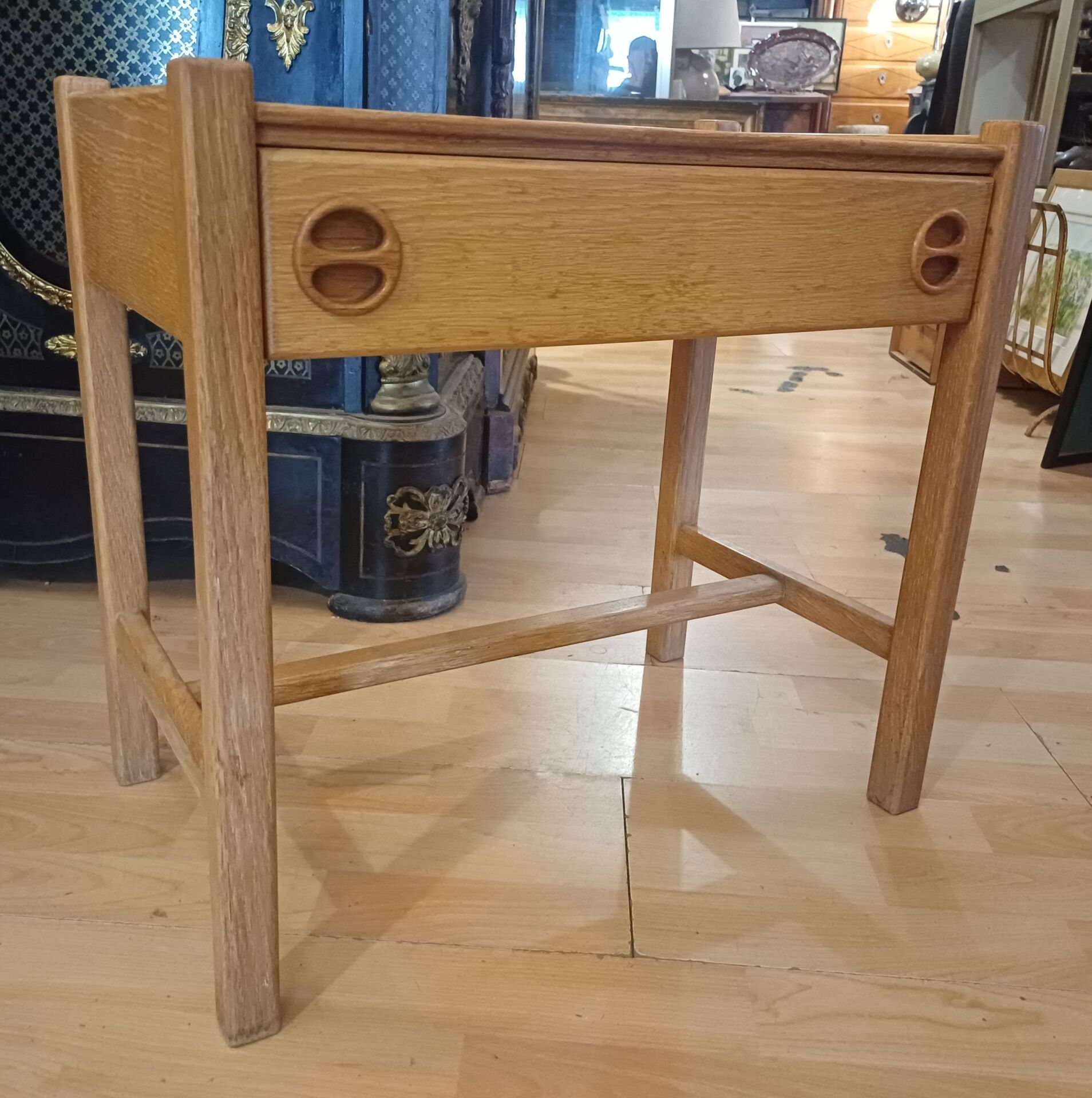Scandinavian bedside table attributed to Arne Wahl Iversen, year 1960.