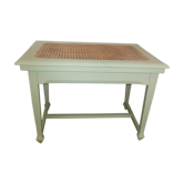 Old wooden bench and revamped canning