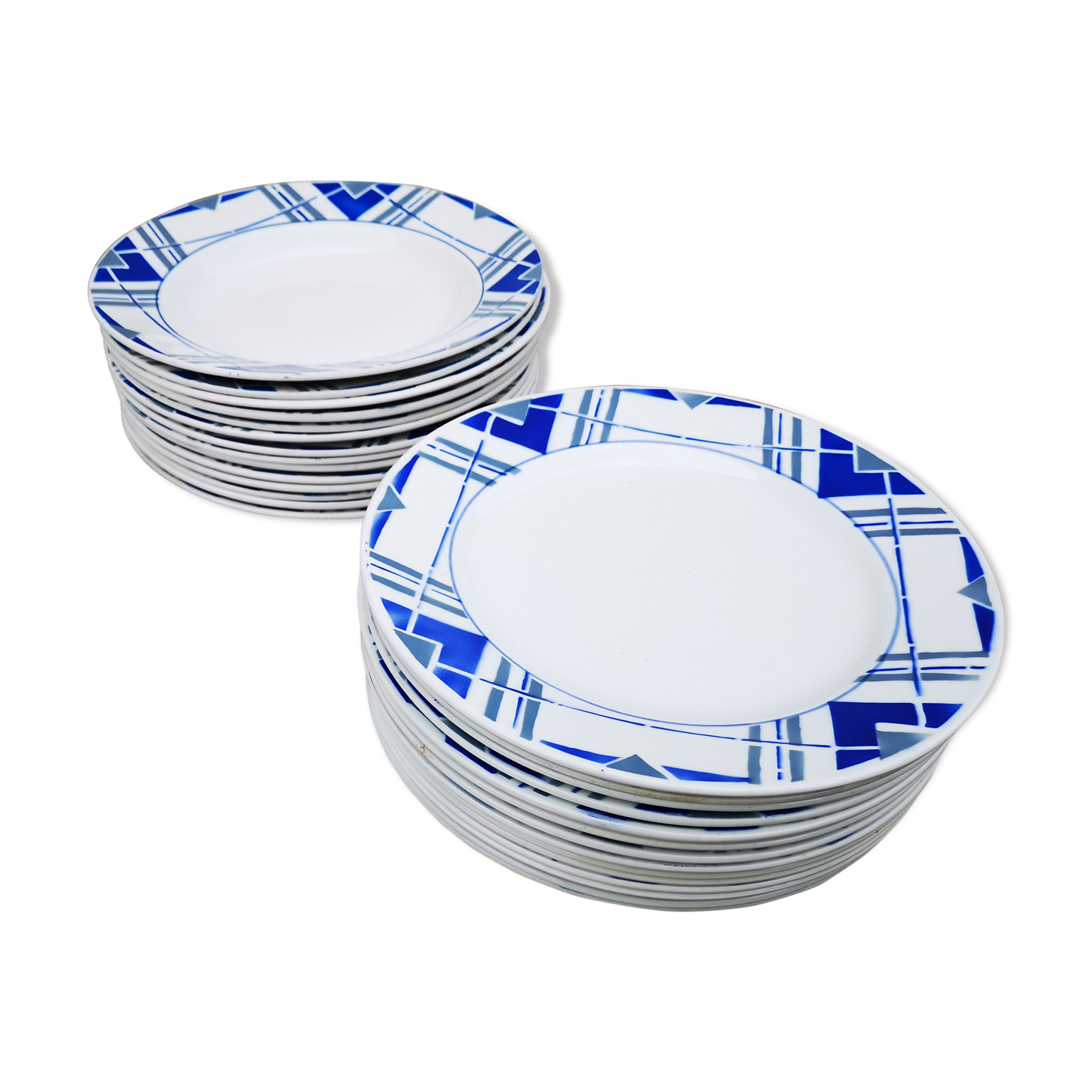 Ceramic service, Art Deco. 28 pieces.