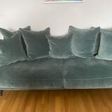AM.PM. sofa model Lazare 3 places, cedar green velvet