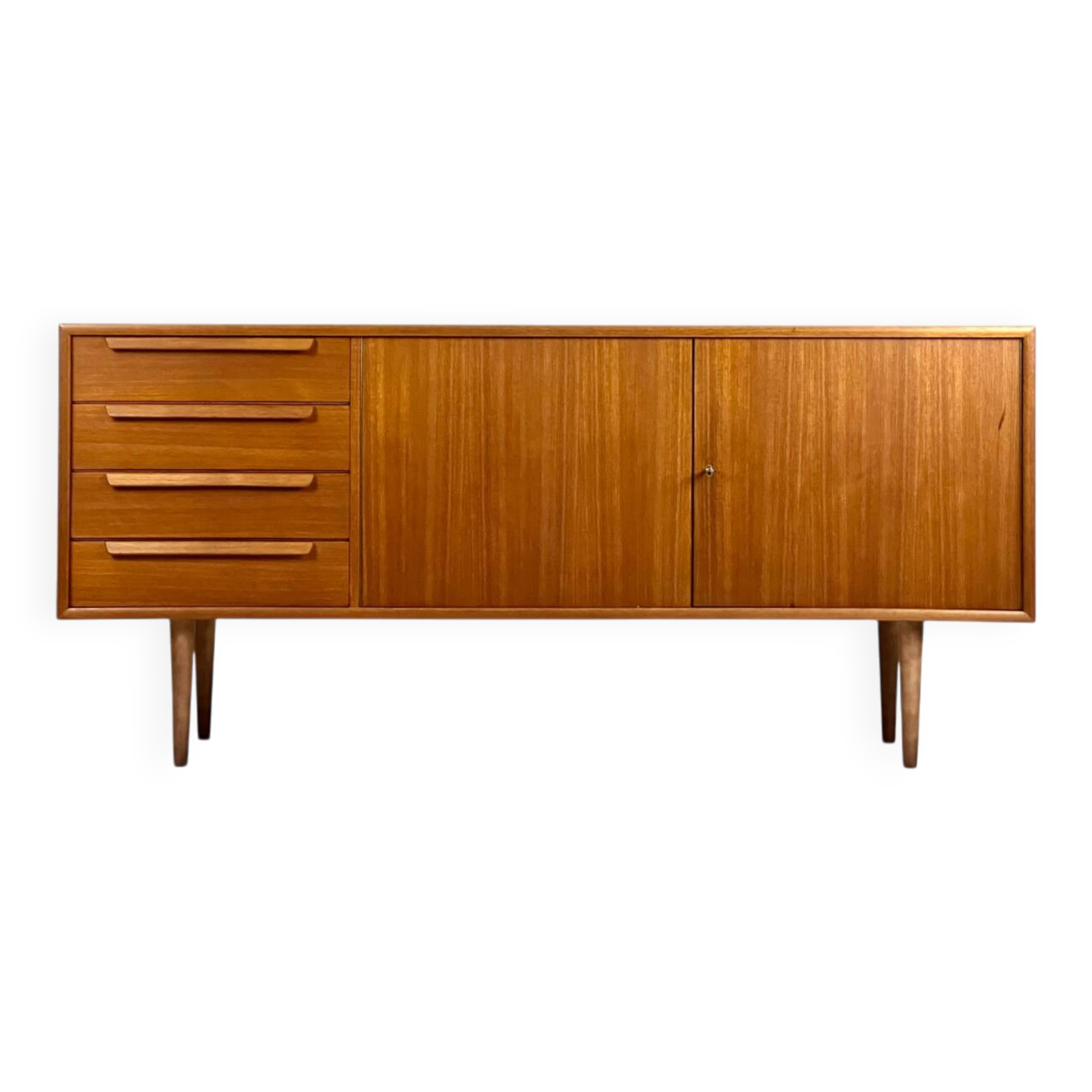 Mid-century teak sideboard WK Möbel 60s vintage