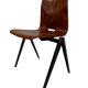 School chair brown