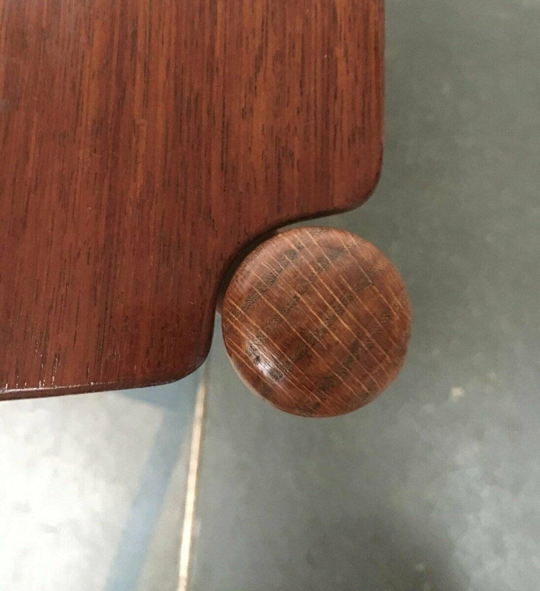 Mid-Century German coffee table series 400 in teak by Hartmut Lohmeyer for Wilkhahn, 1950s.