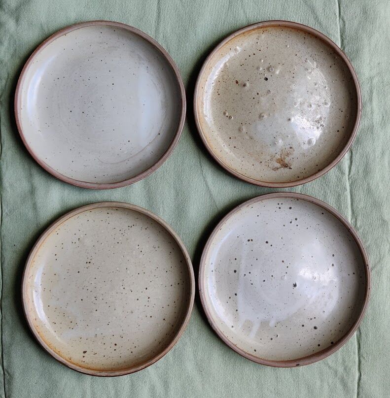 Lot of four sandstone plates