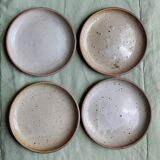 Lot of four sandstone plates