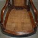 Antique Victorian swivel office armchair