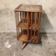 Library rotating shelf marble