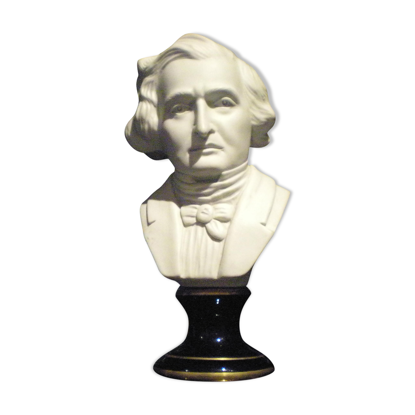 Bust limoges XlX century-signed