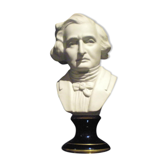Bust limoges XlX century-signed