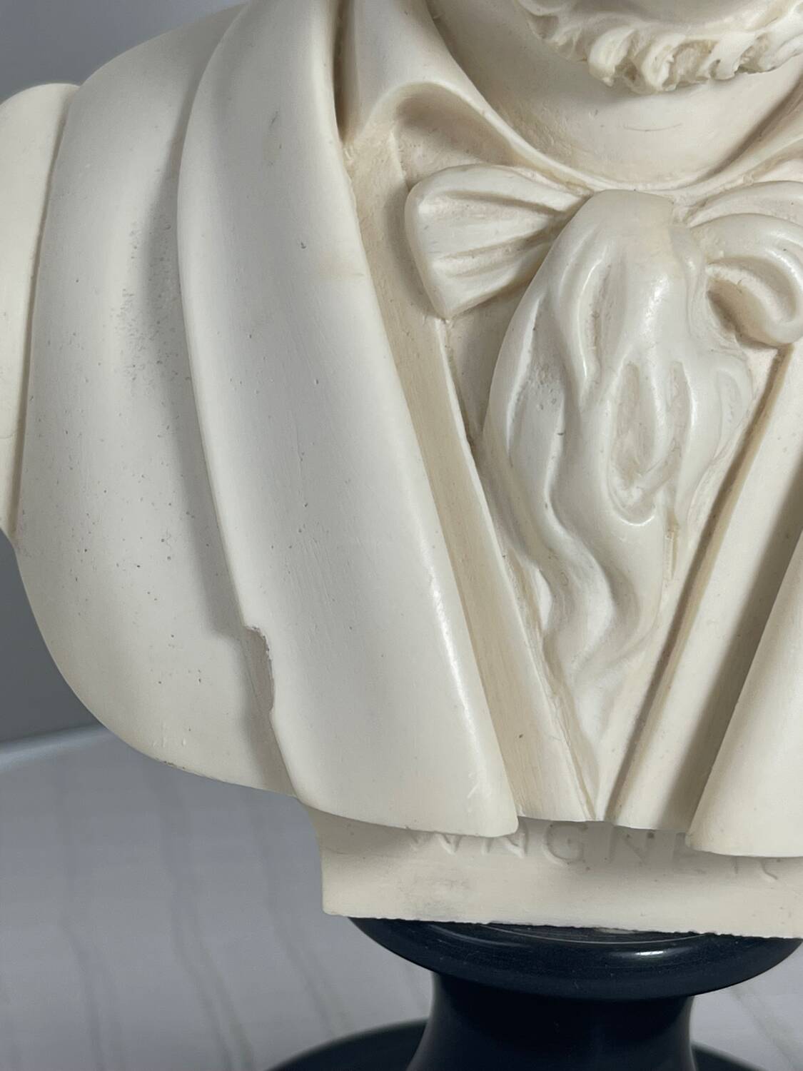 Resin bust of Wagner signed A. Giannelli Sculpture Year 60