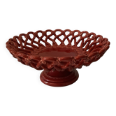 Corbeille en céramique artisanale de Vallauris, signée Alichon