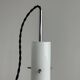 Ancienne suspension en opaline vintage 1970