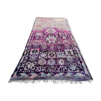 Boujaad rug in wool and handmade cotton 380x200 cm