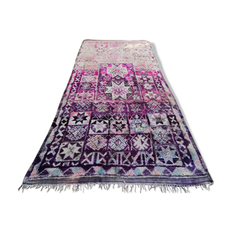 Tapis boujaad en laine et coton fait main 380x200 cm