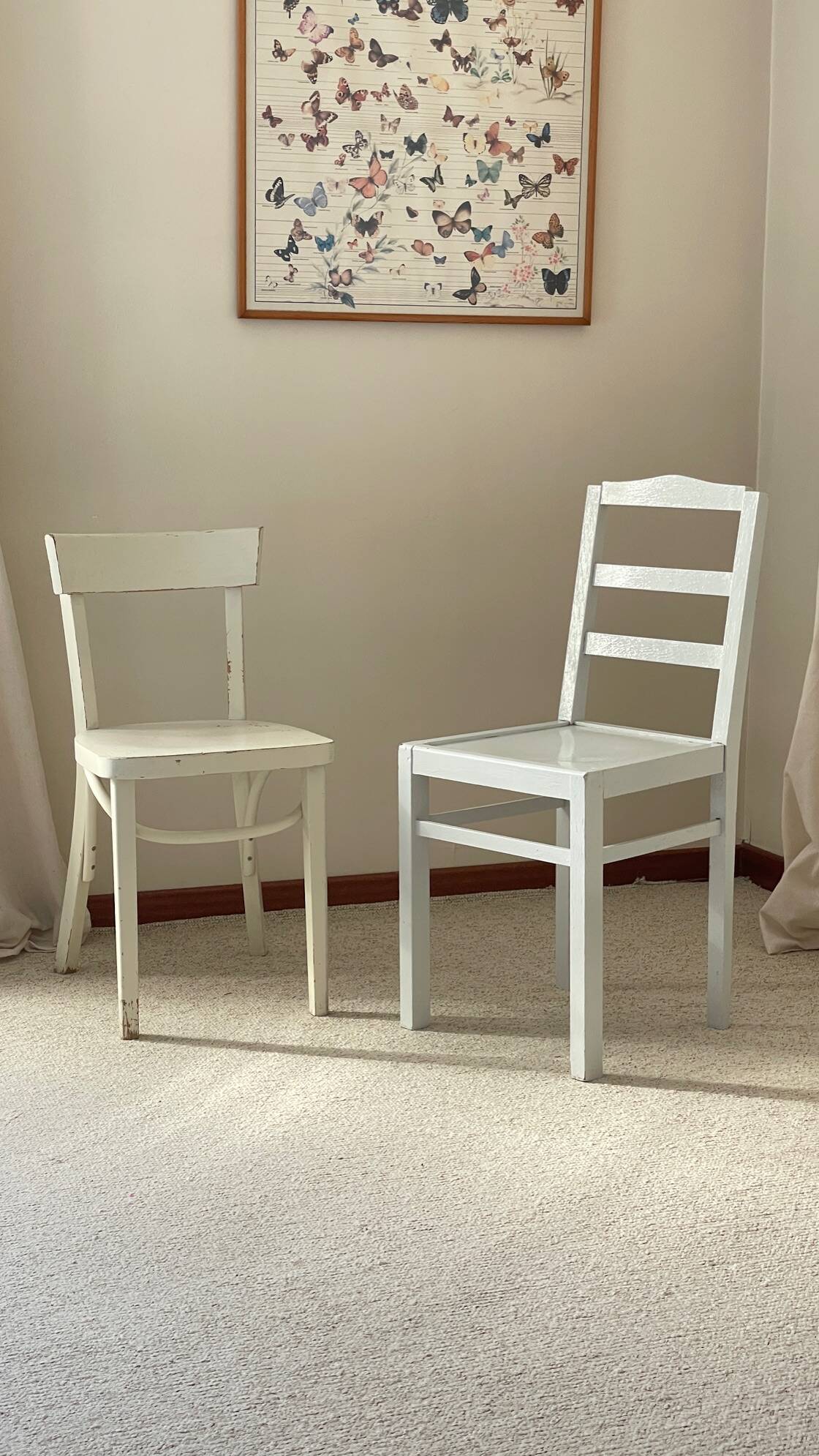Paire de chaises bistrot vintage
