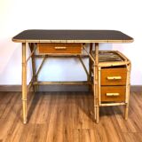 Rattan desk