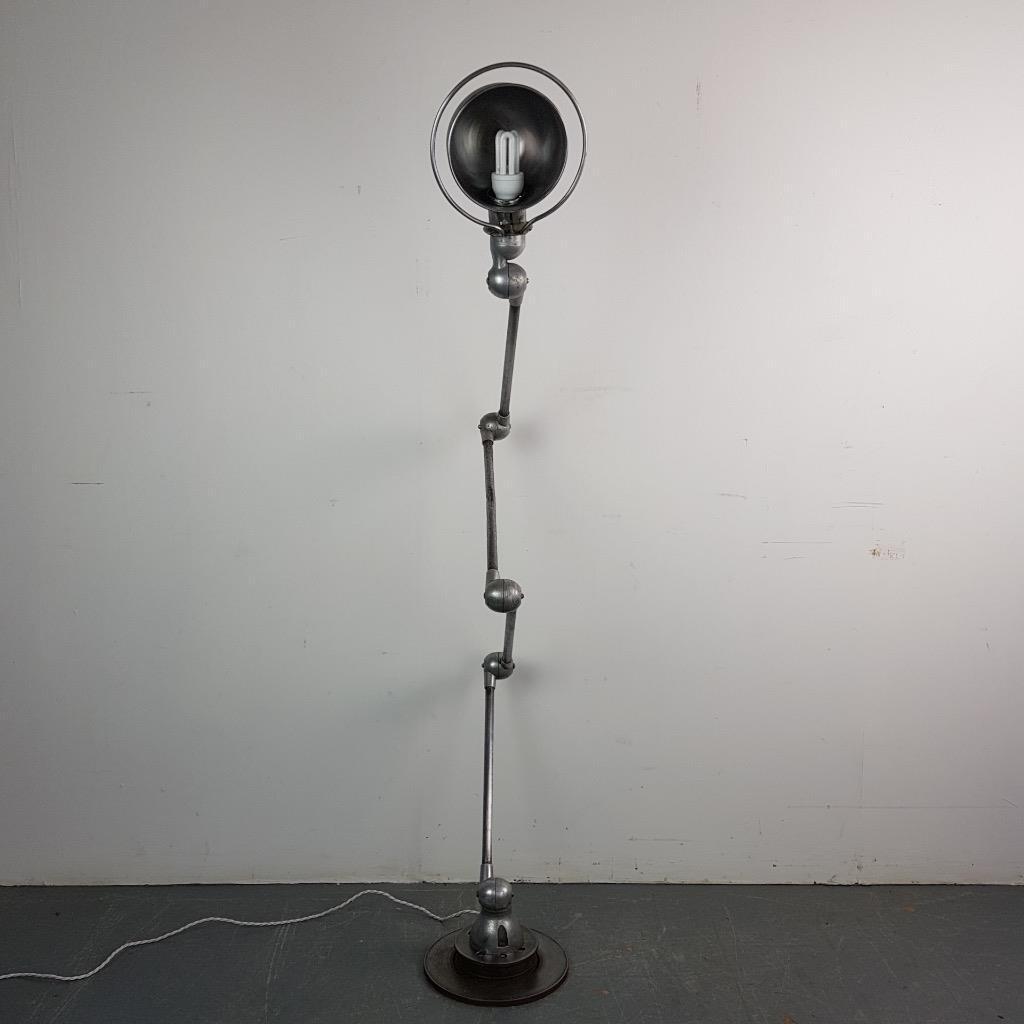 Vintage industrial lamppost stripped and polished Jielde