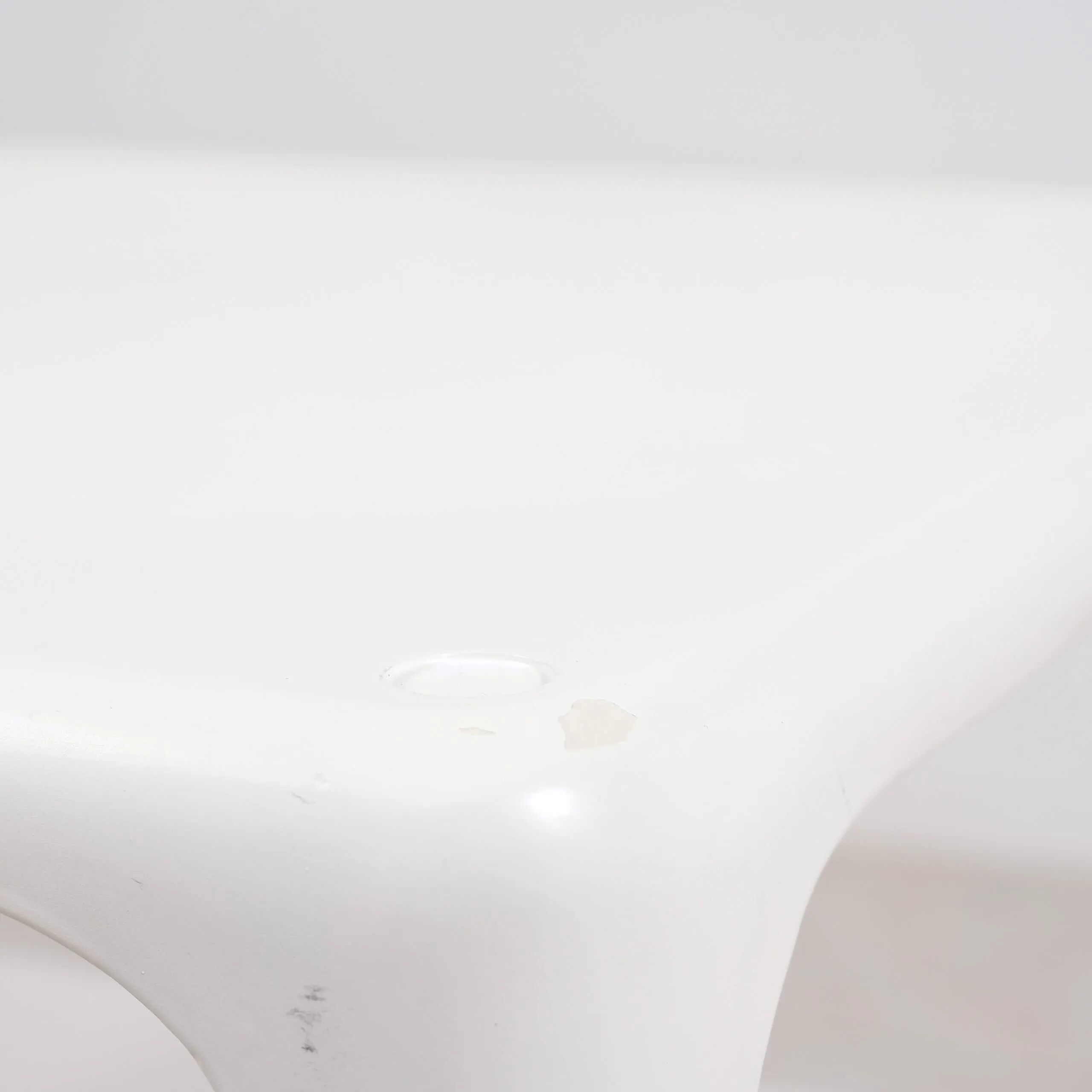 Early Demetrio 45 coffee stacking tables fiberglass by Vico Magistretti for Artemide