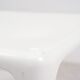 Early Demetrio 45 coffee stacking tables fiberglass by Vico Magistretti for Artemide