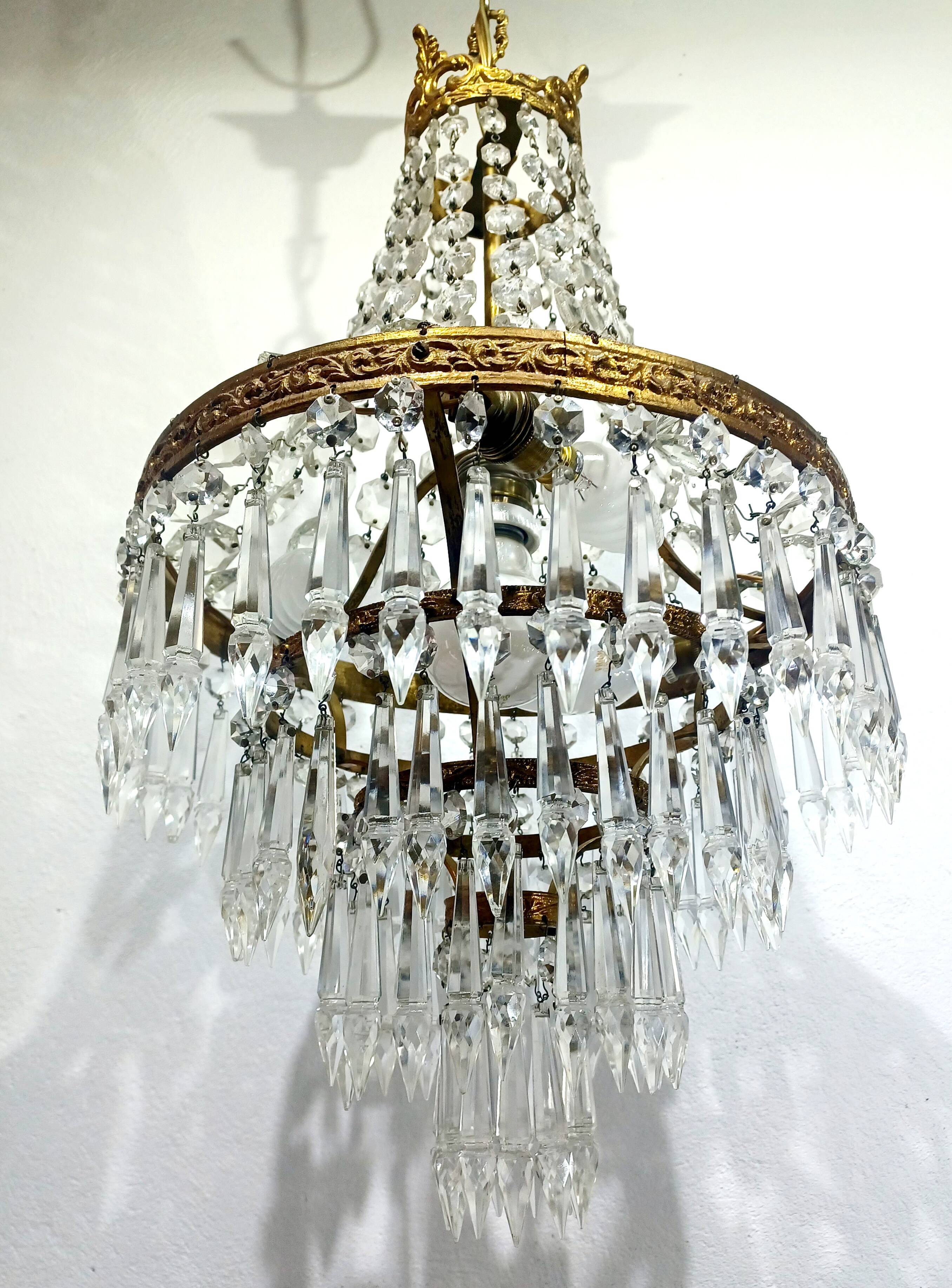 4-light hot air balloon chandelier