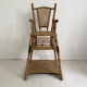 Chaise haute enfant vintage 1950