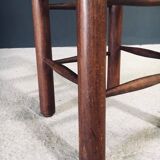 Brutalist bar stool by Charles Dudouyt, France, 1940s.